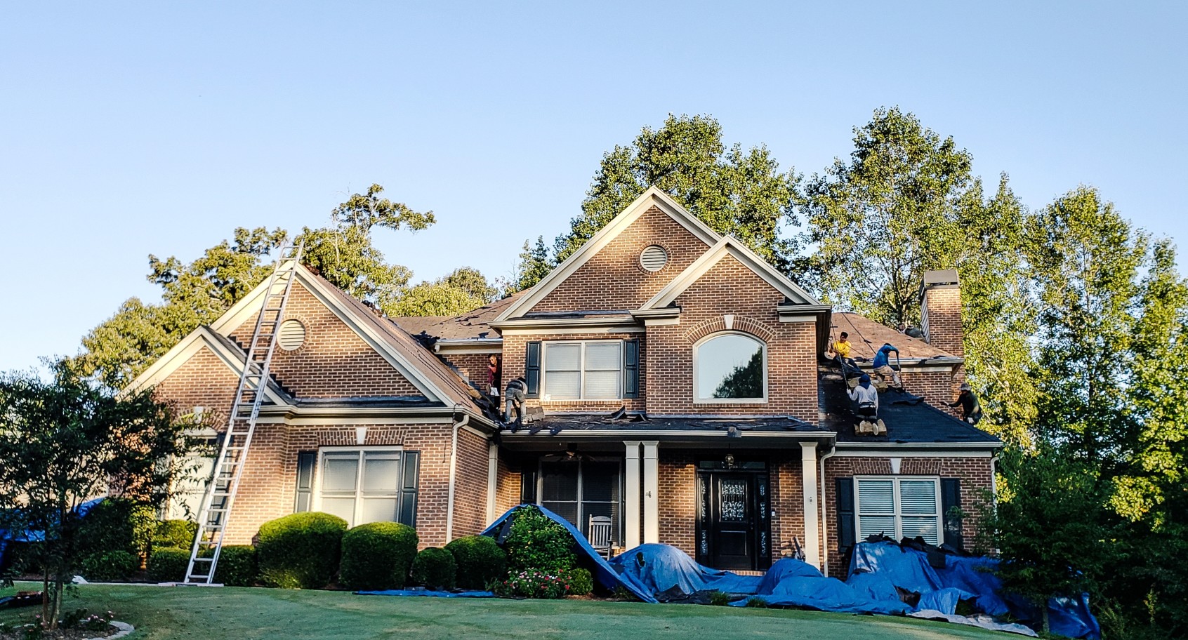 leaking roof after storm damage